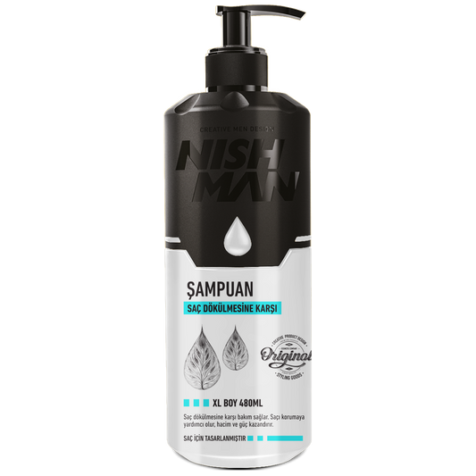NISHMAN HAIR SHAMPOO ANTI-HAIRLOSS 480 ML