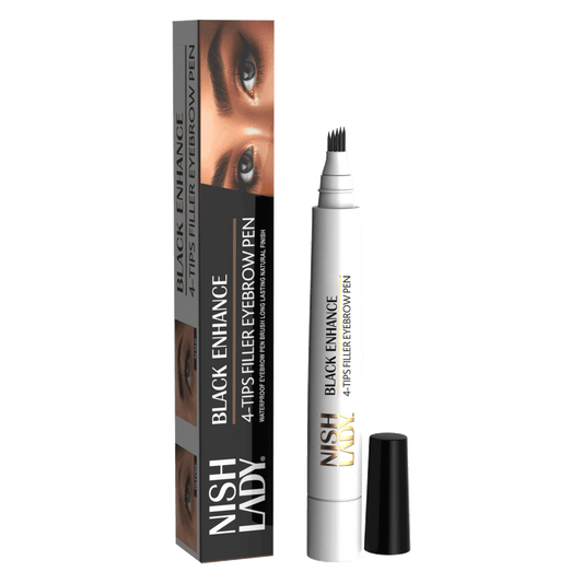 NISHLADY EYEBROW PEN BLACK