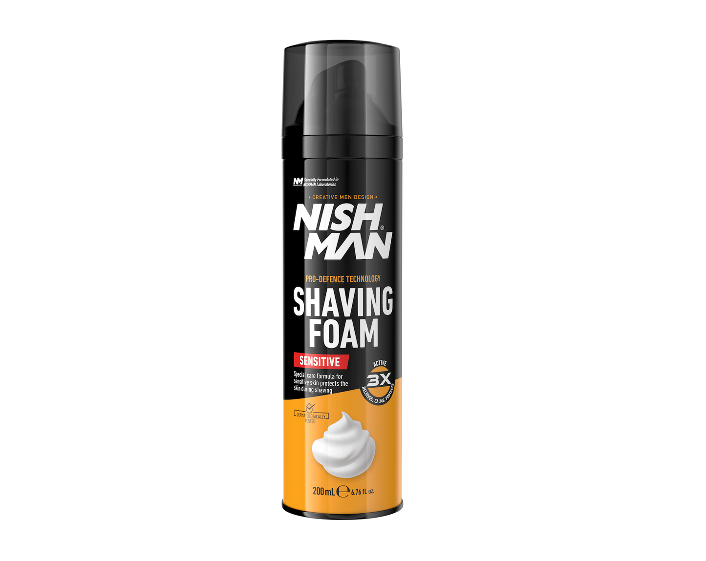 NISHMAN SHAVING FOAM SENSITIVE 200 ML